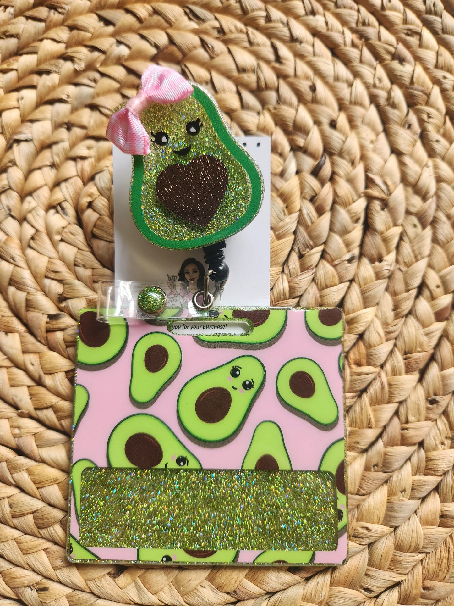 Avocado Girl Badge Reel