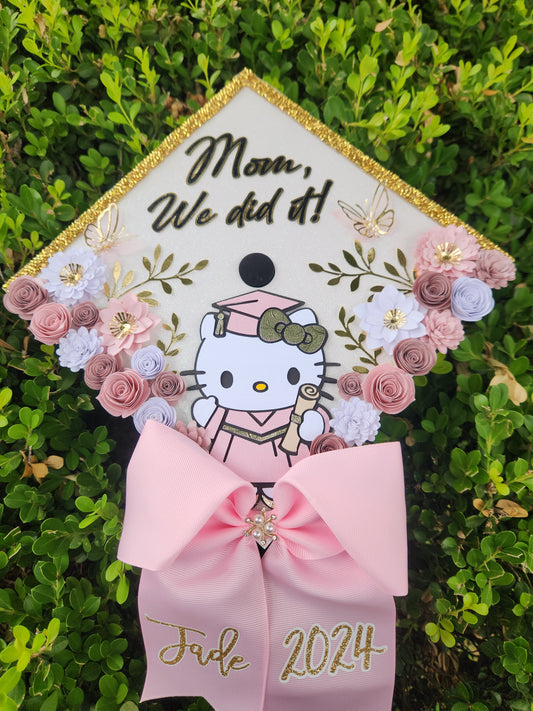 Kitty Grad Cap Design