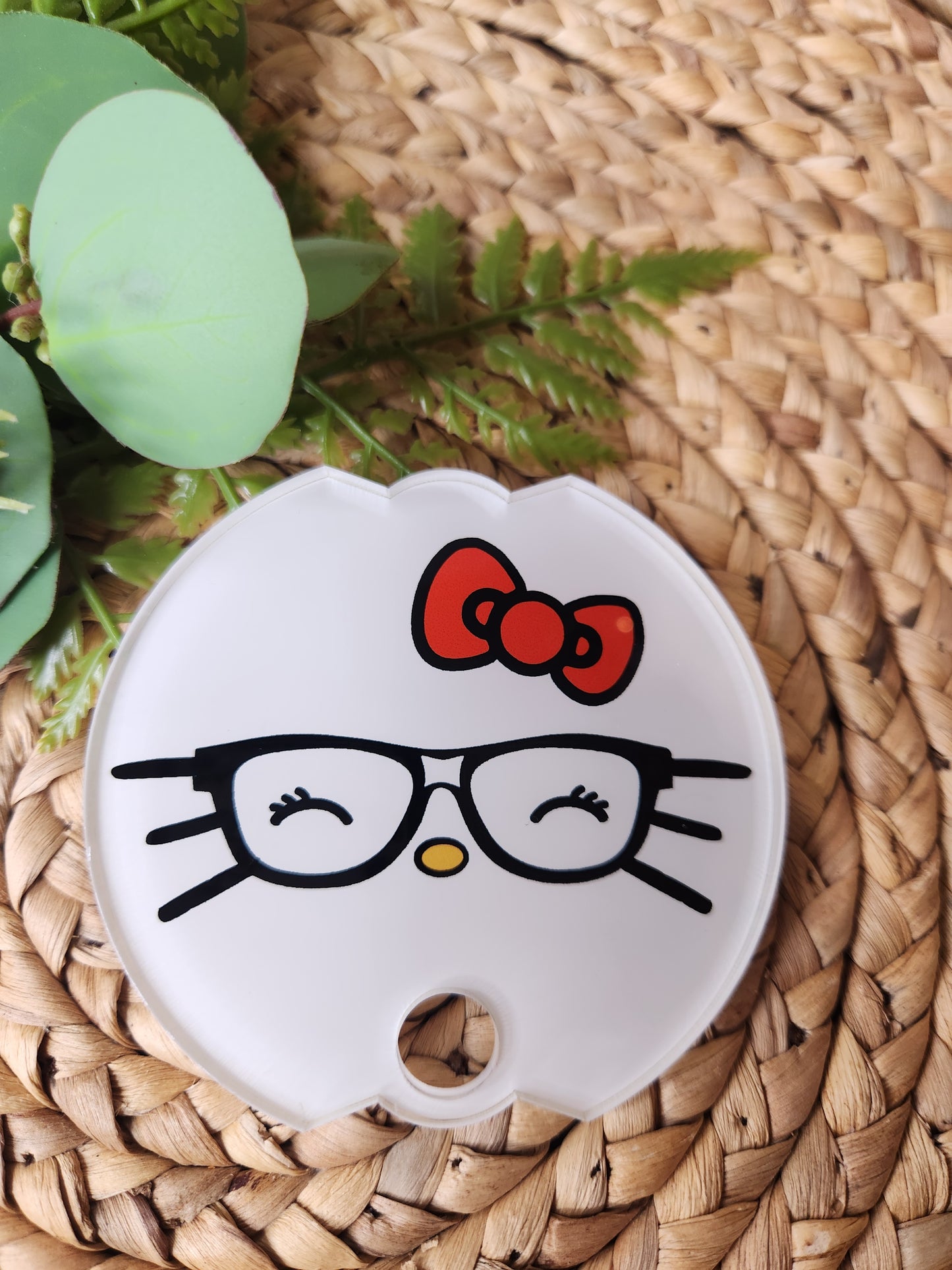 Kitty Nerd Full Tumbler Tag for 40oz Cup