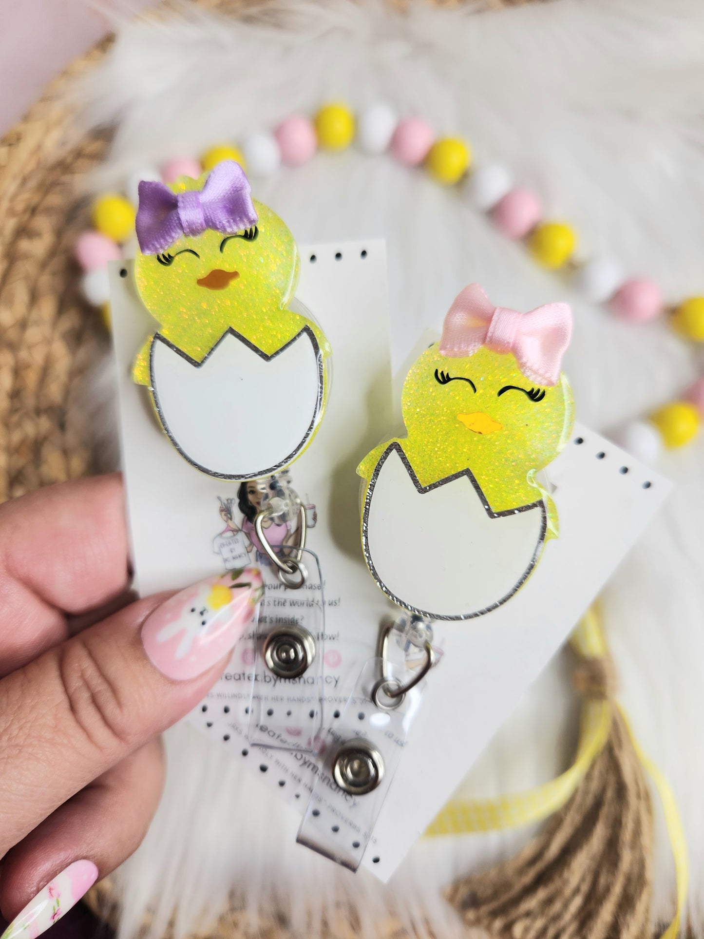 Chick Badge Reel