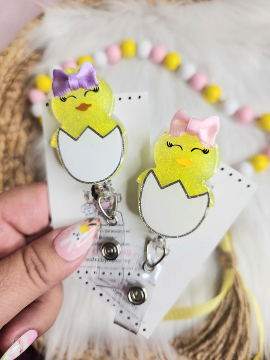 Chick Badge Reel