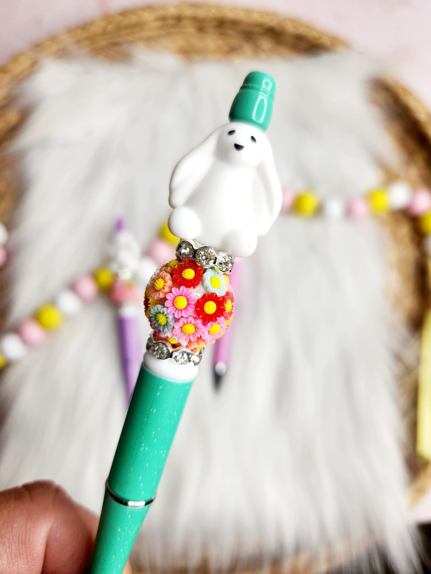 Easter Bunny Floral Pen Collection