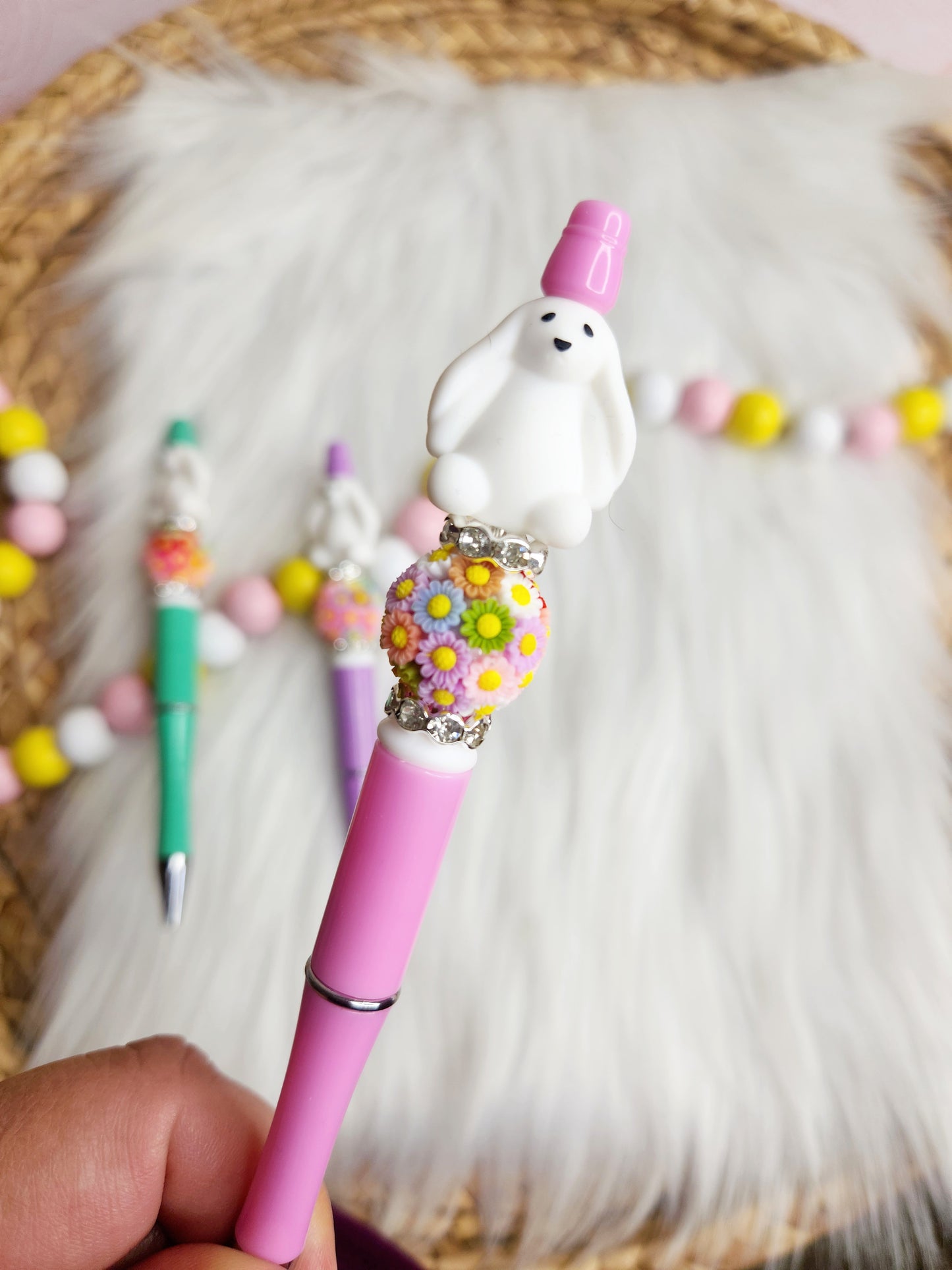 Easter Bunny Floral Pen Collection