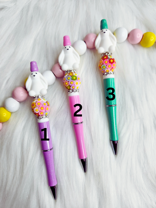 Easter Bunny Floral Pen Collection