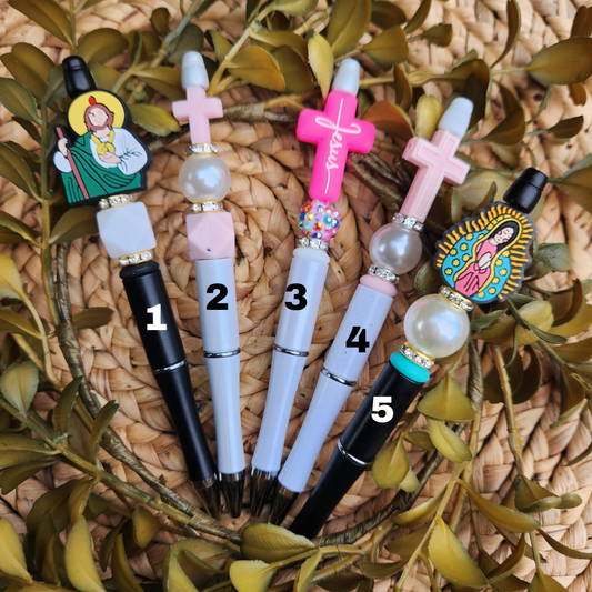 Faith Inspired Beaded Pens