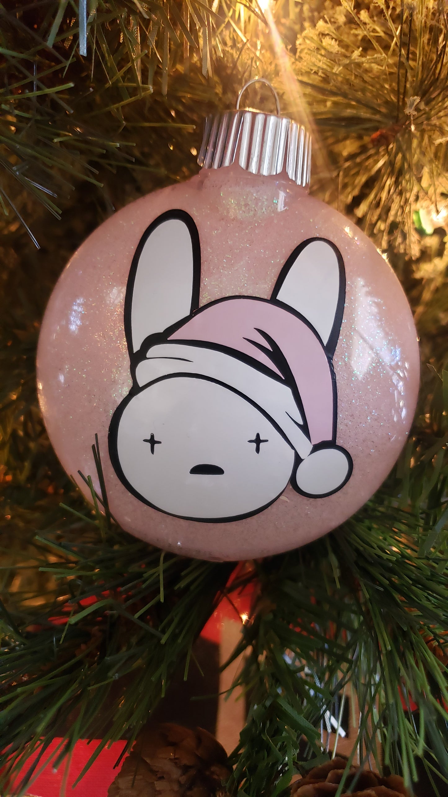 Bad Bunny Themed Ornaments