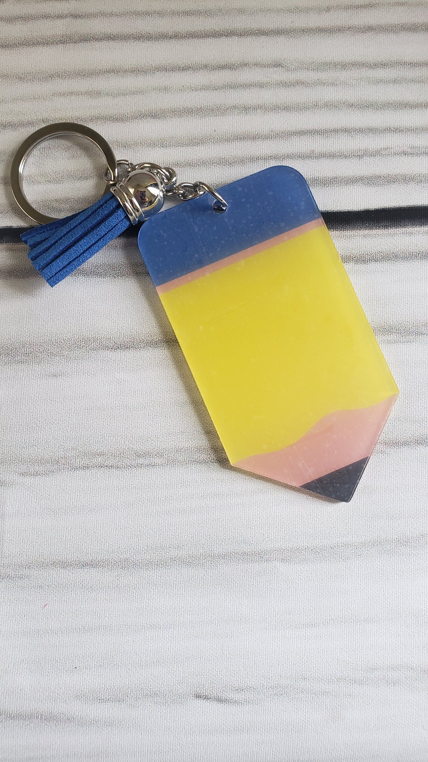 Teacher Pencil Keychain