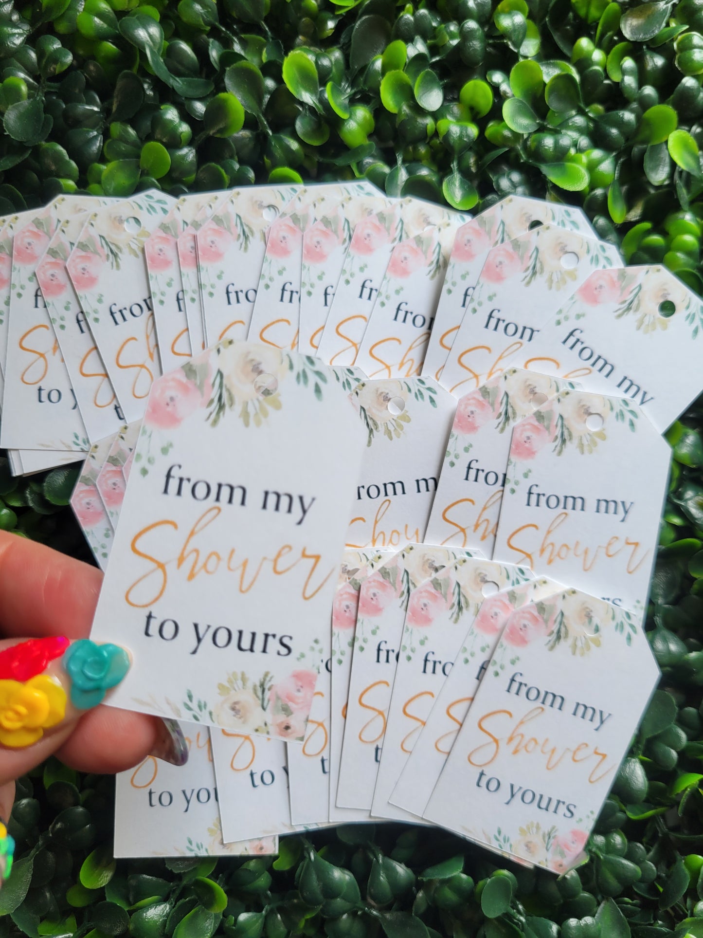 Custom Favor Tags