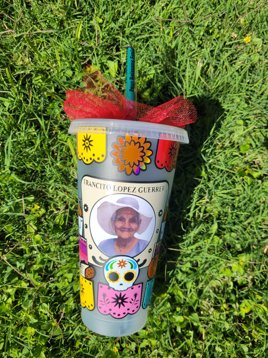 Dia De Los Muertos Cup | Recuerdame Custom Mexican Ofrenda Cold Cup