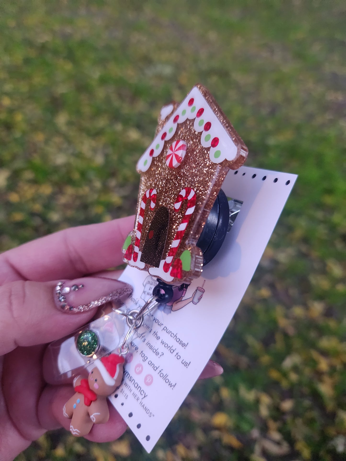 Gingerbread House Badge Reel