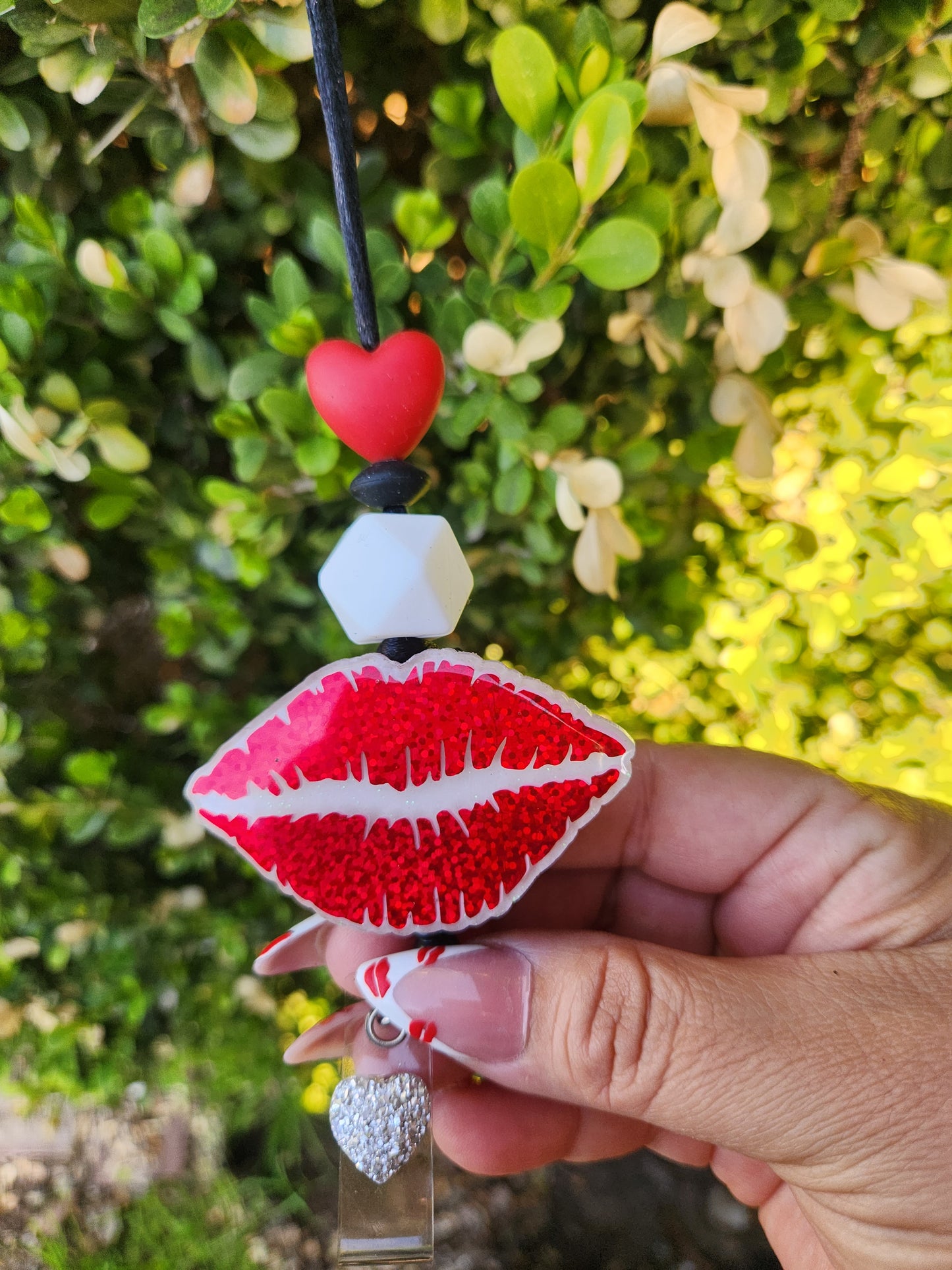 Lips Badge Reel