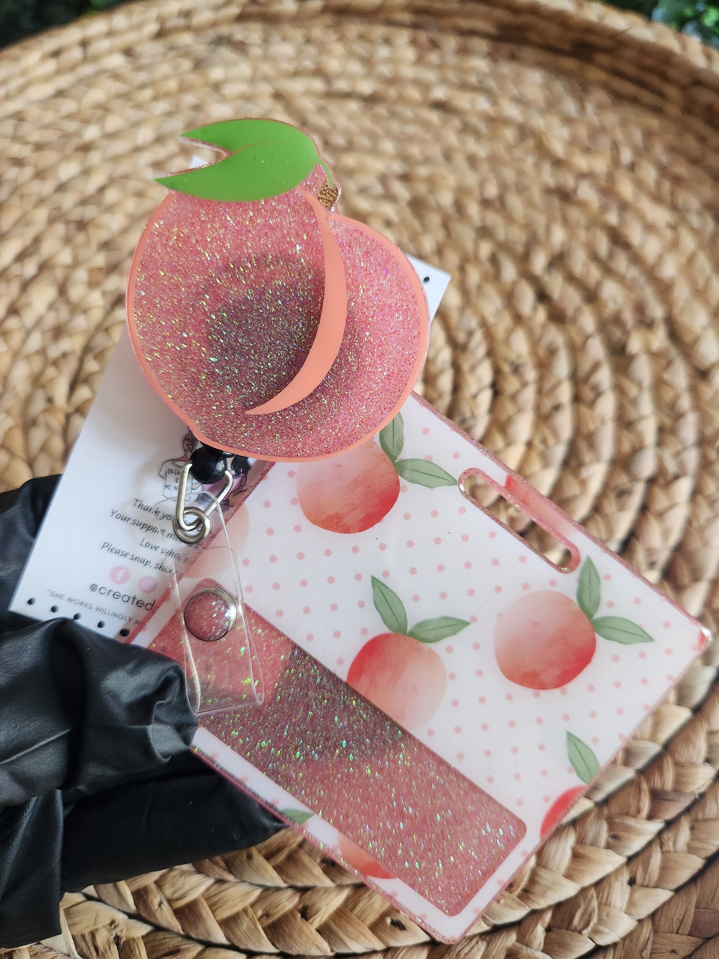 Peachy Badge Reel