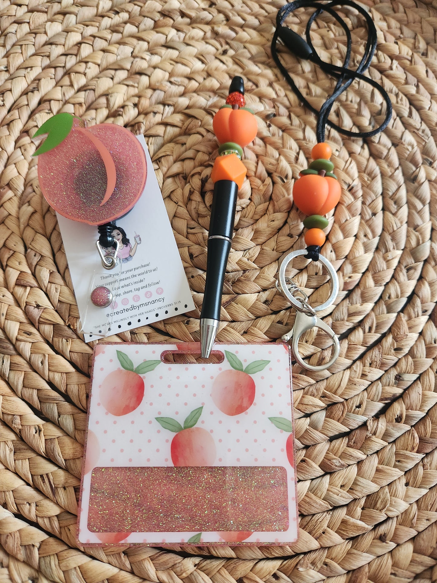 Peachy Badge Reel