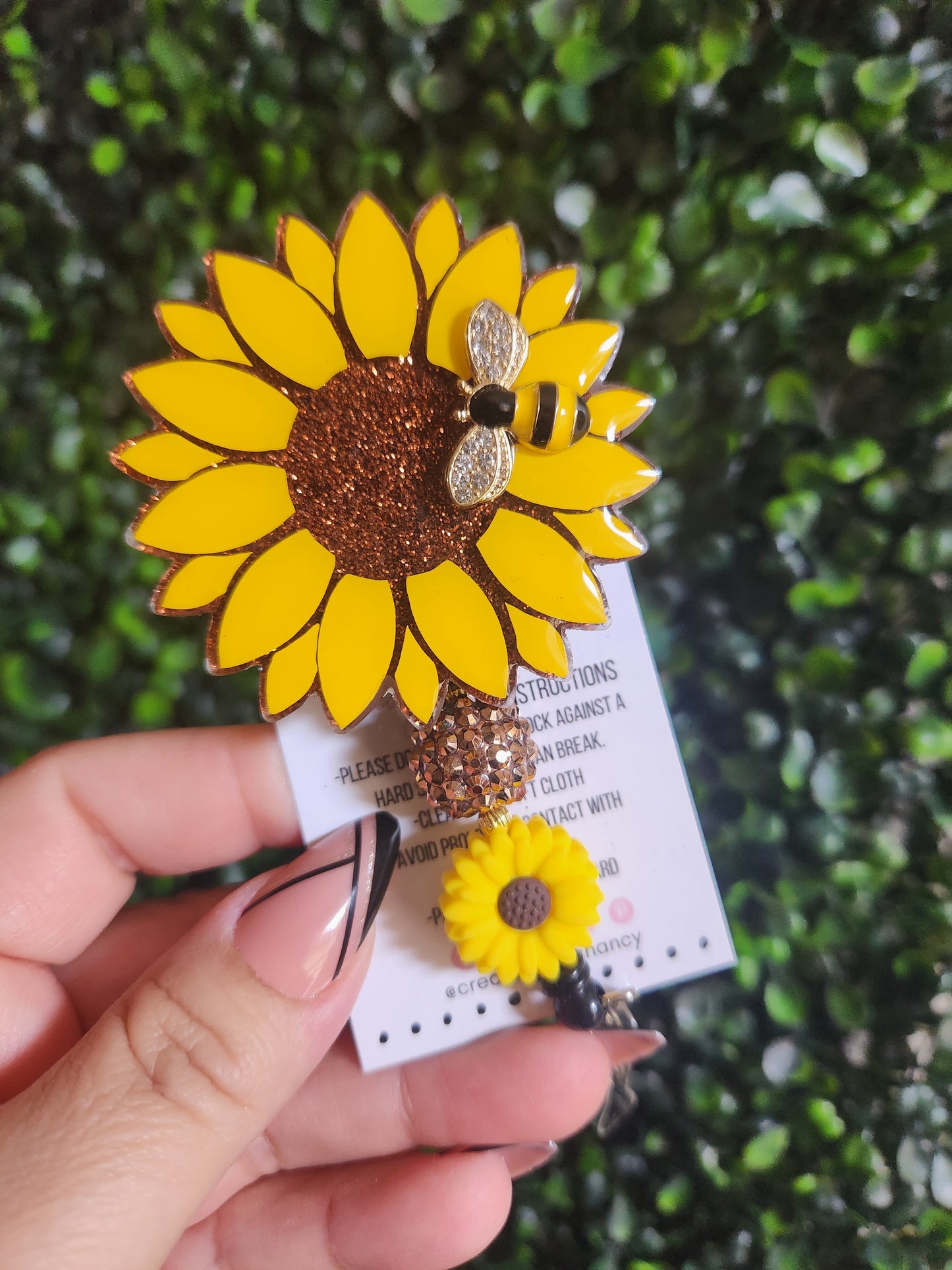 Sunflower Badge Reel