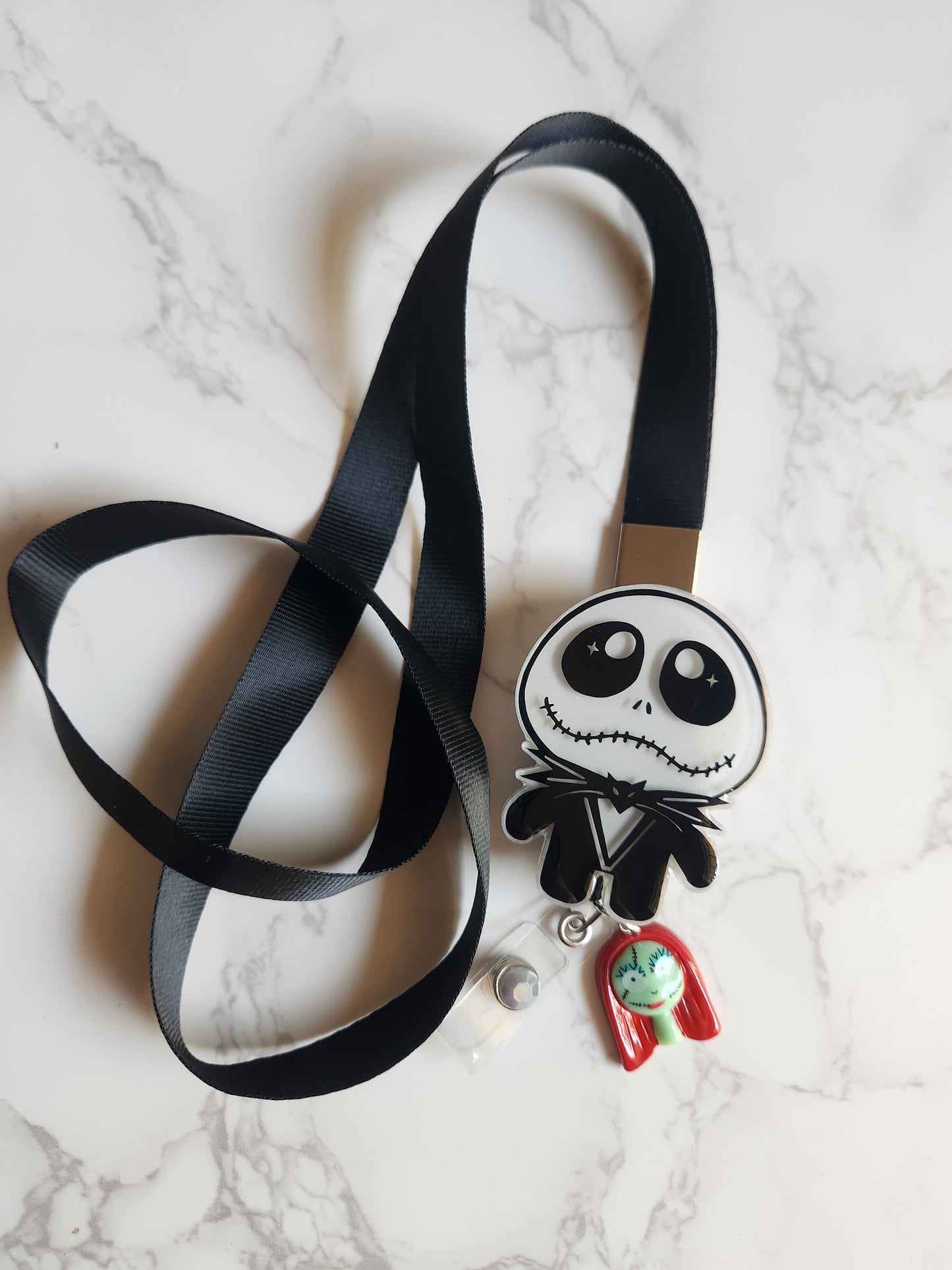 Jack Skellington Inspired Badge Reel