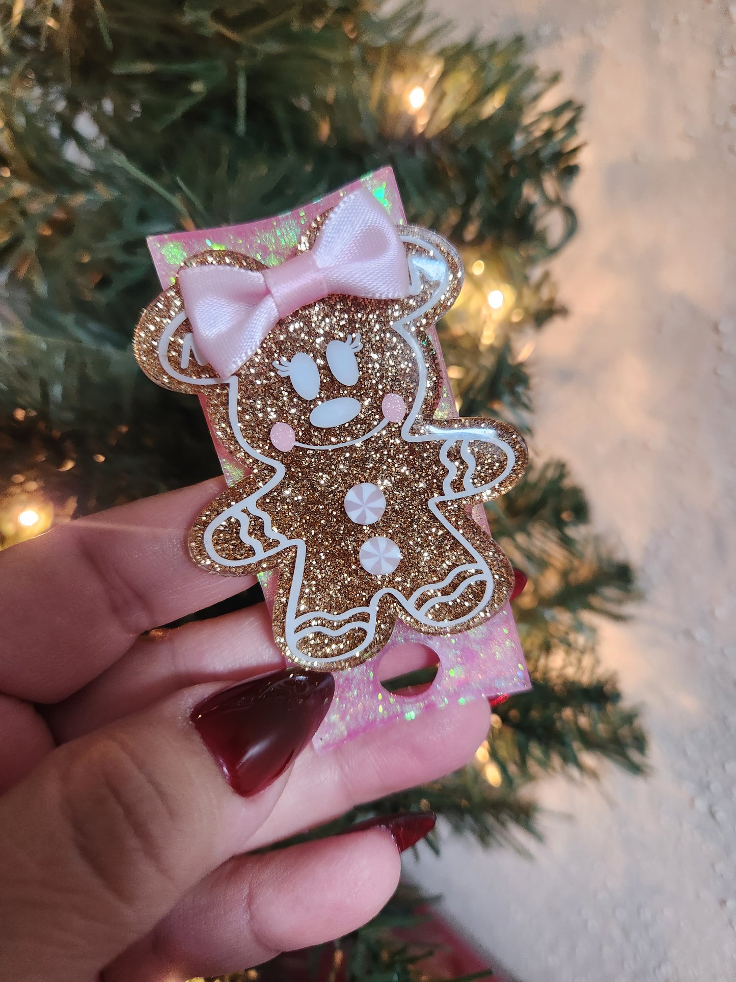 Gingerbread Girl Tag for Stanley Tumblers