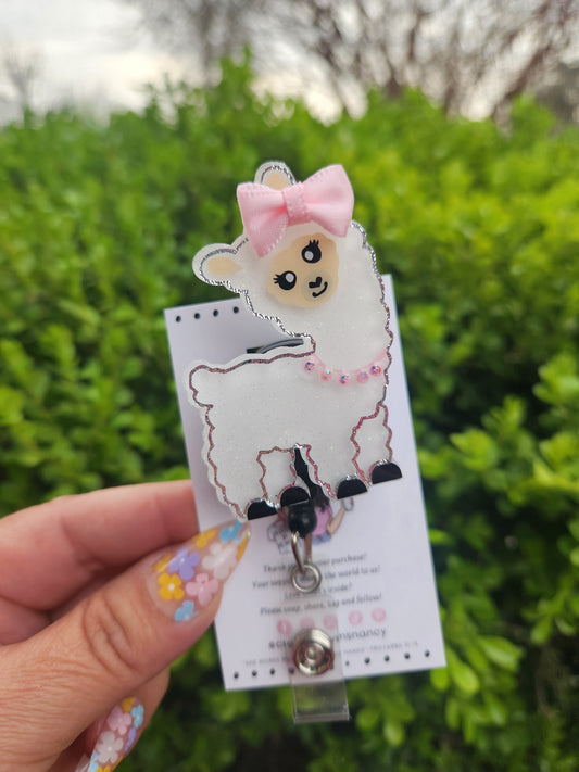 Cute Llama Badge Reel