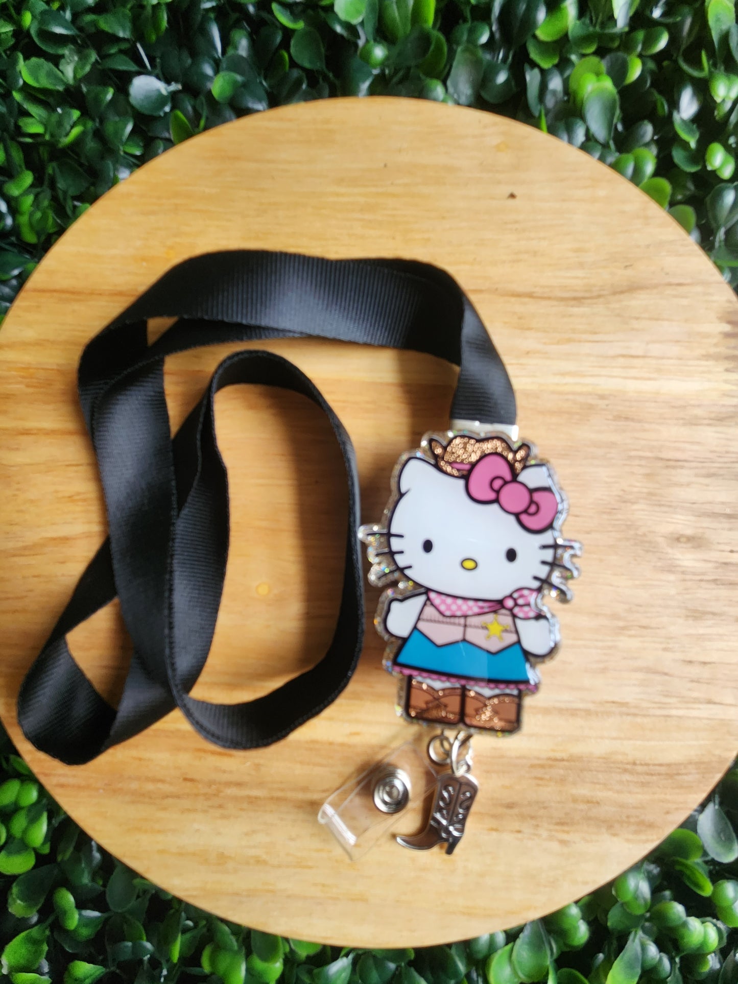 Cowgirl Kitty Badge Reel