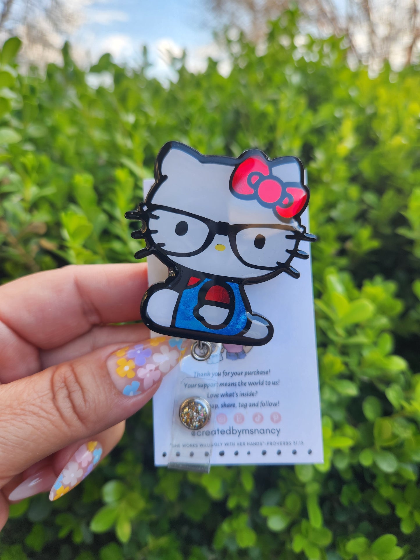 Nerd Kitty Badge Reel