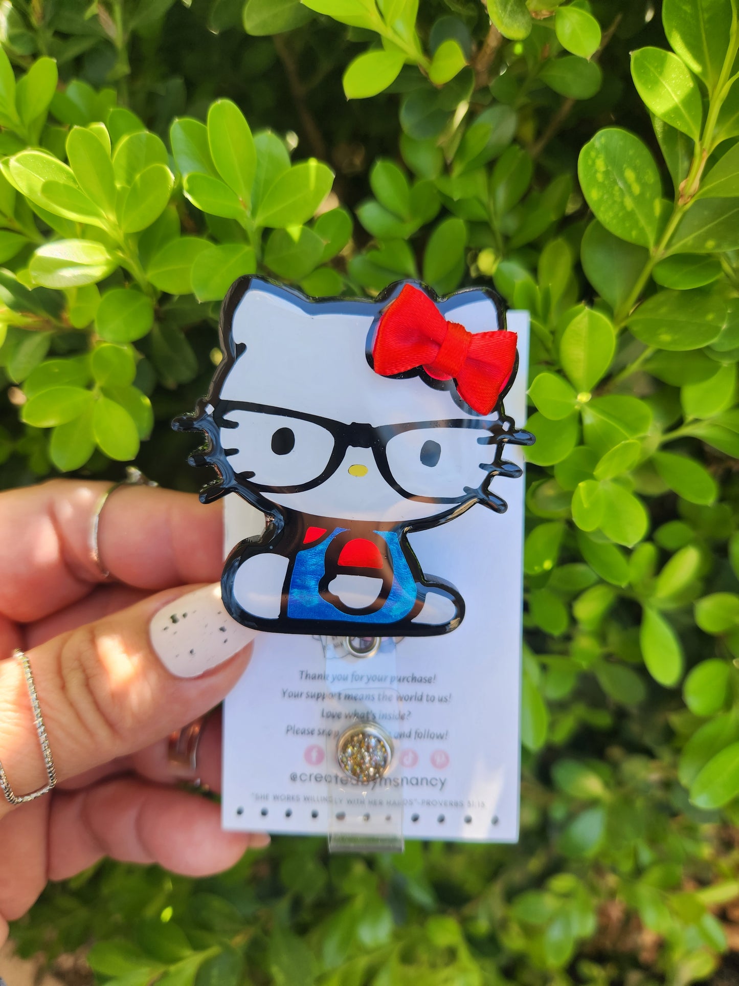 Nerd Kitty Badge Reel