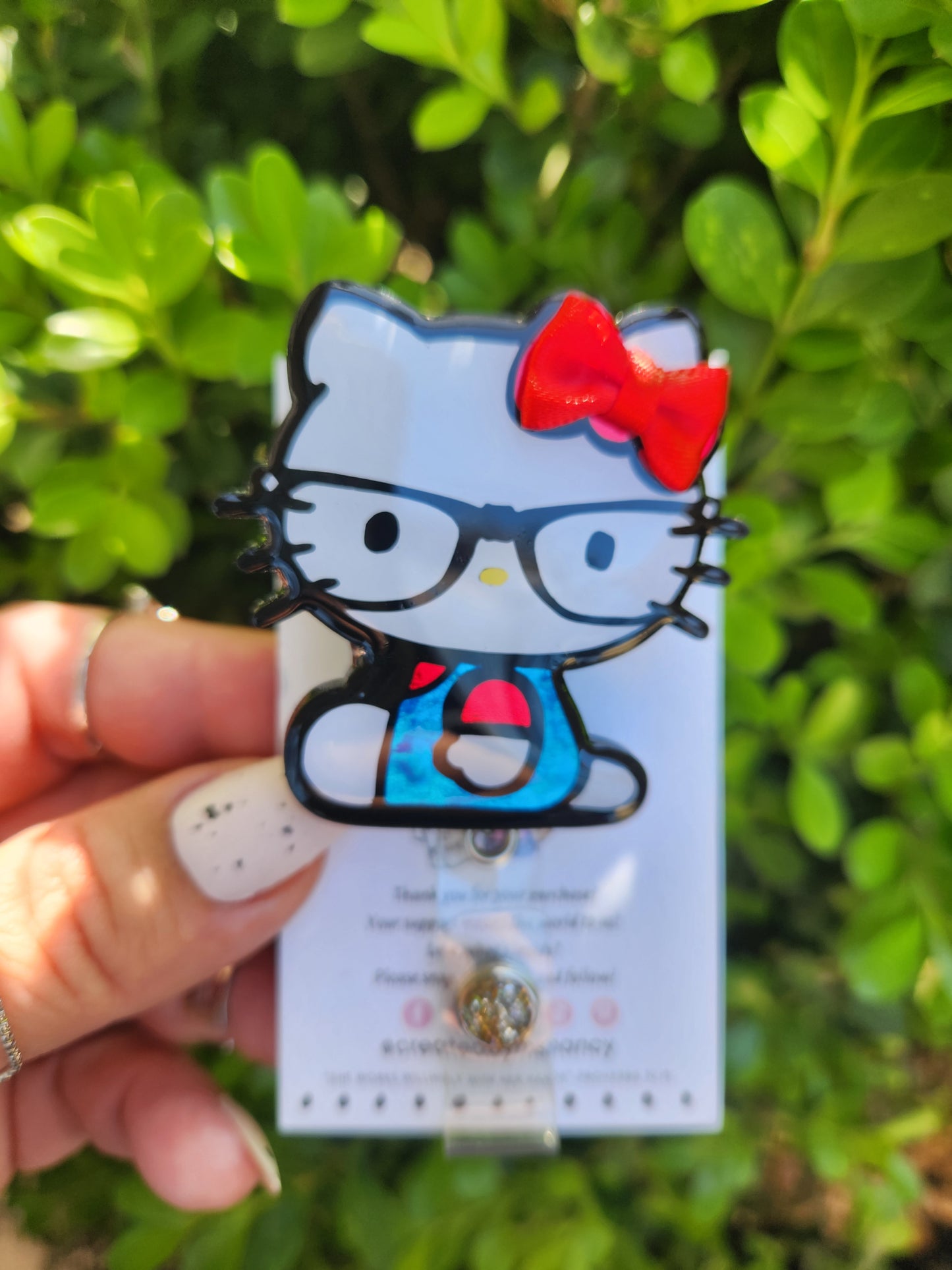 Nerd Kitty Badge Reel