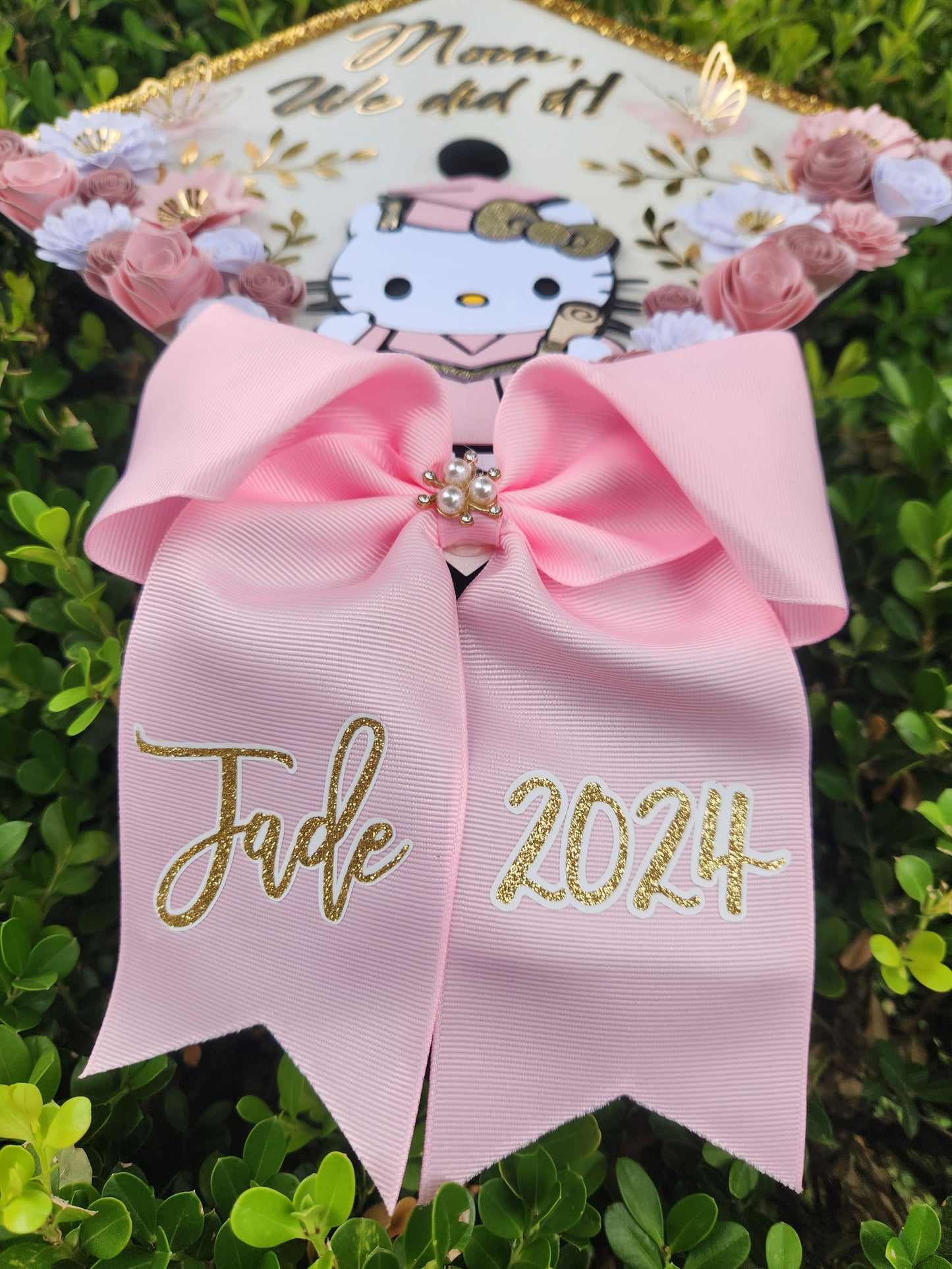 Kitty Grad Cap Design