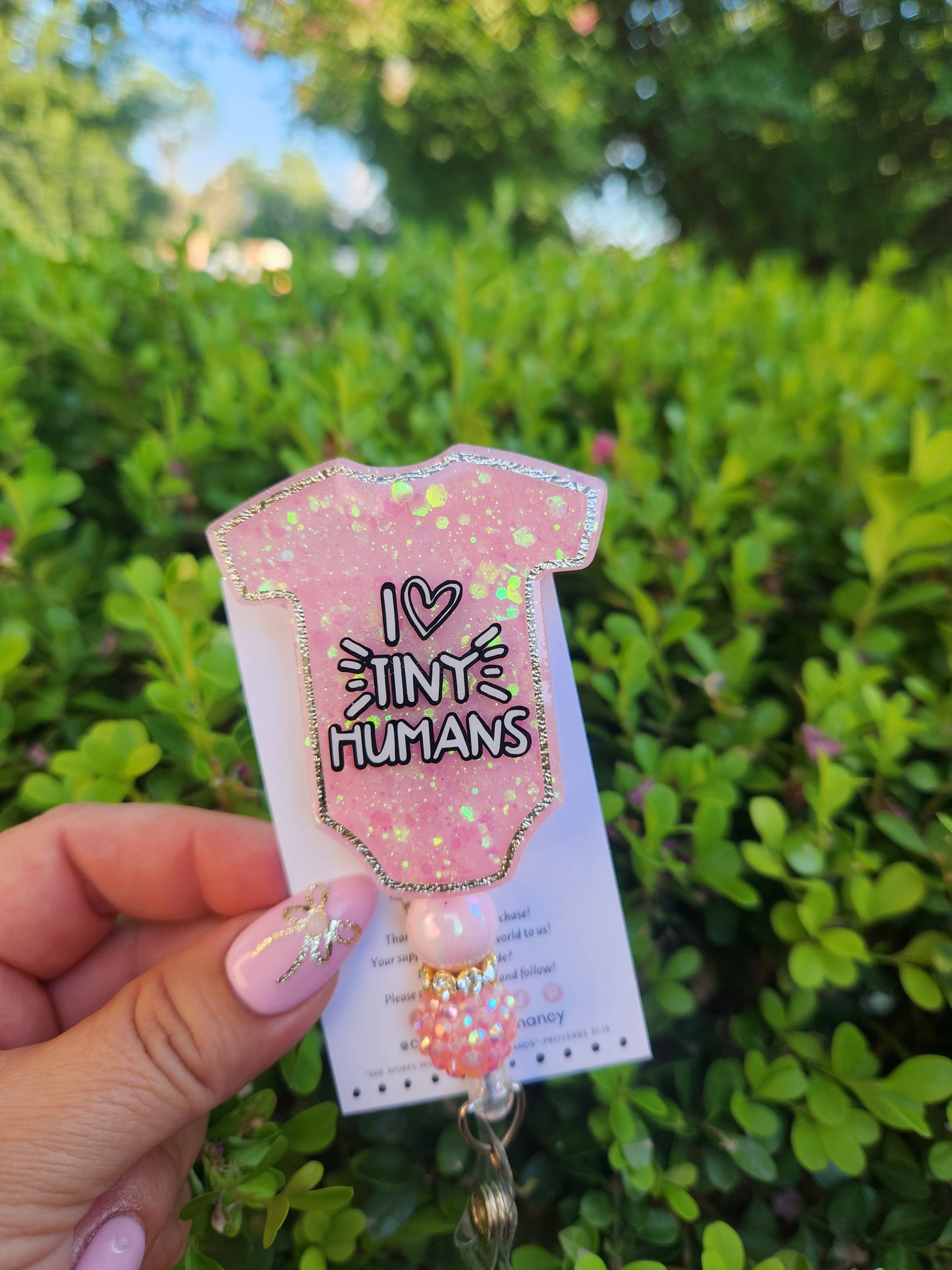Nurse Labor and Delivery Badge Reel