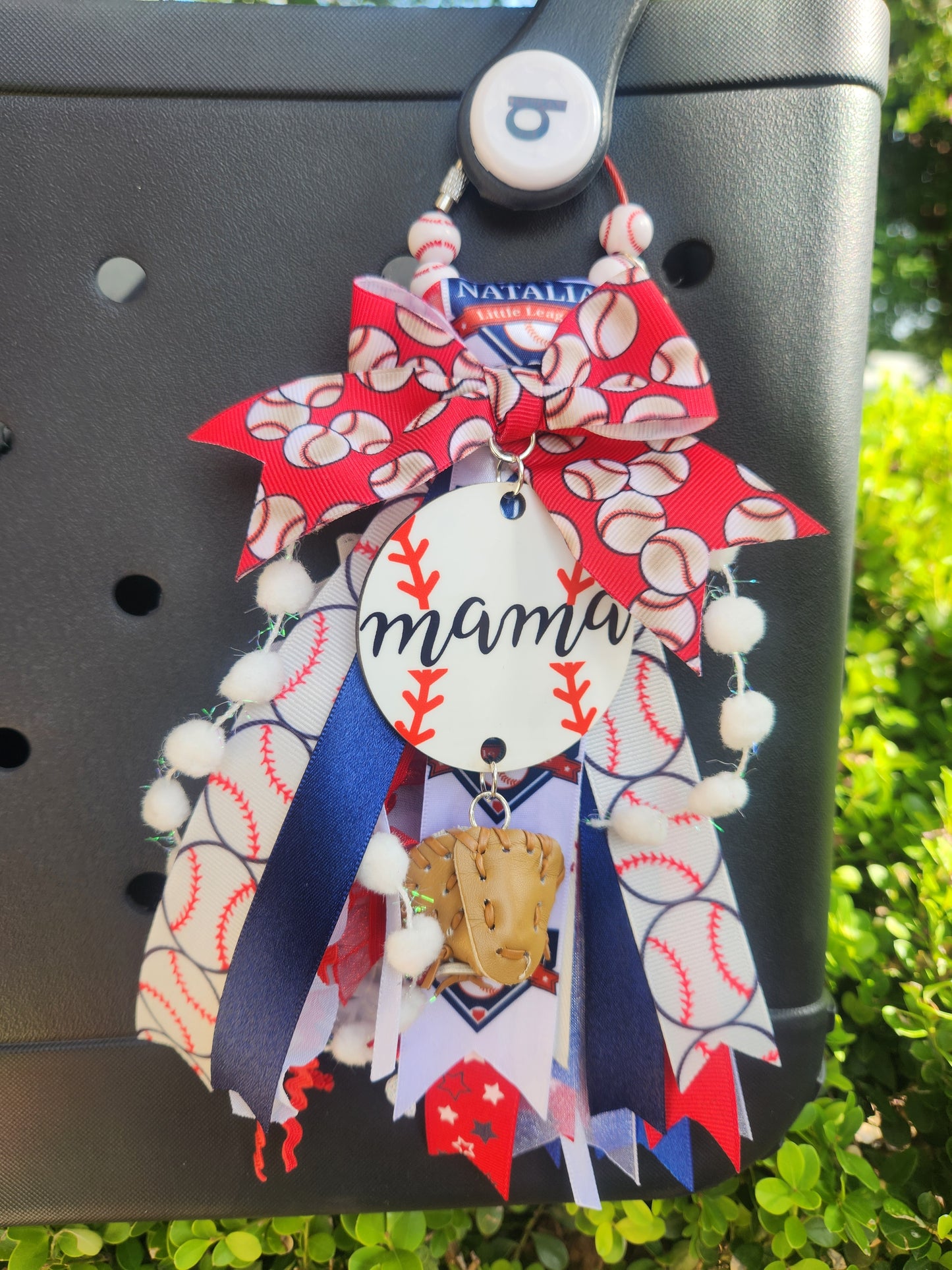 Baseball Momma Bag Tassel