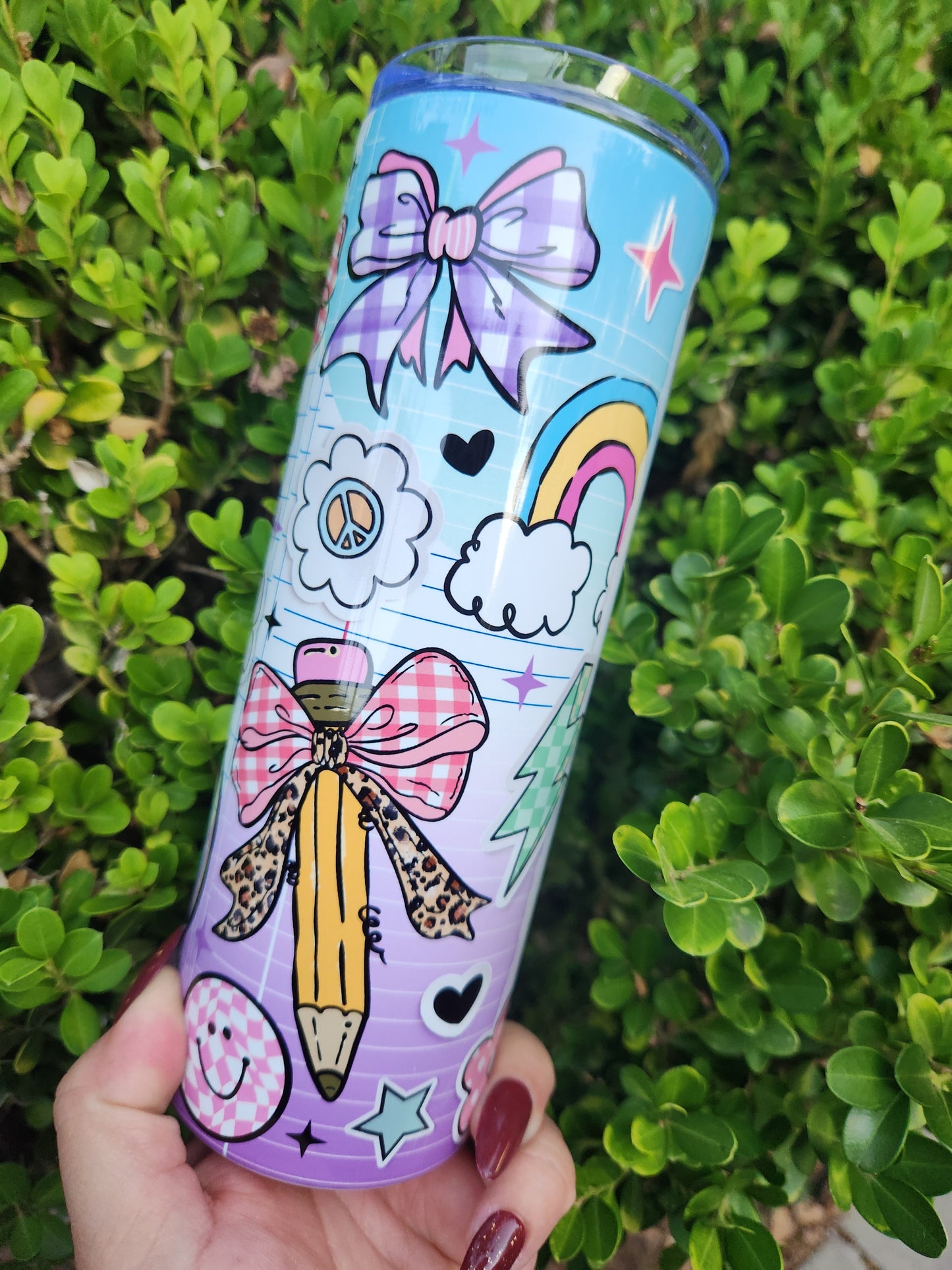 20oz Pastel Teacher Tumbler