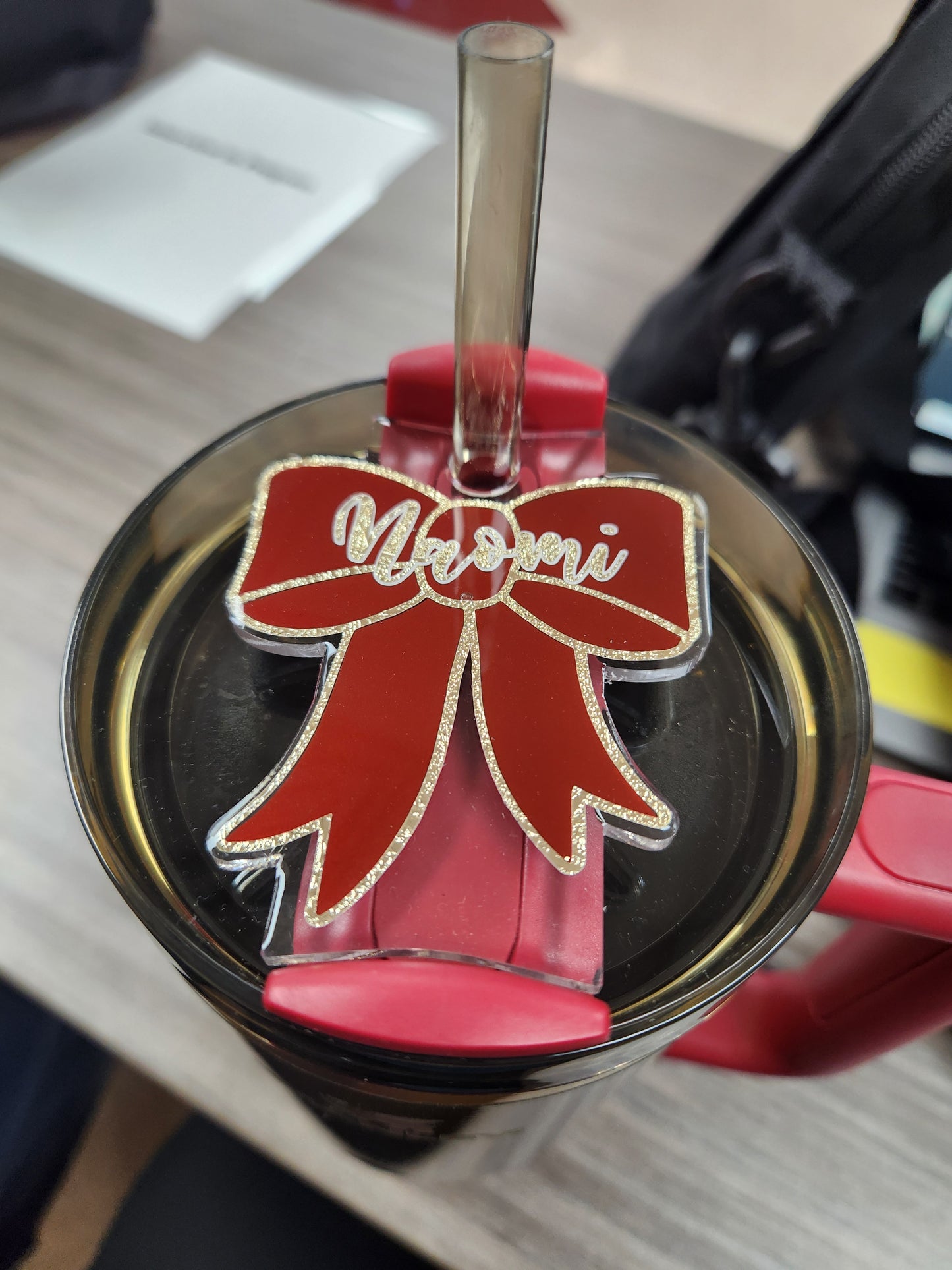 Bow Inspired Tumbler Topper