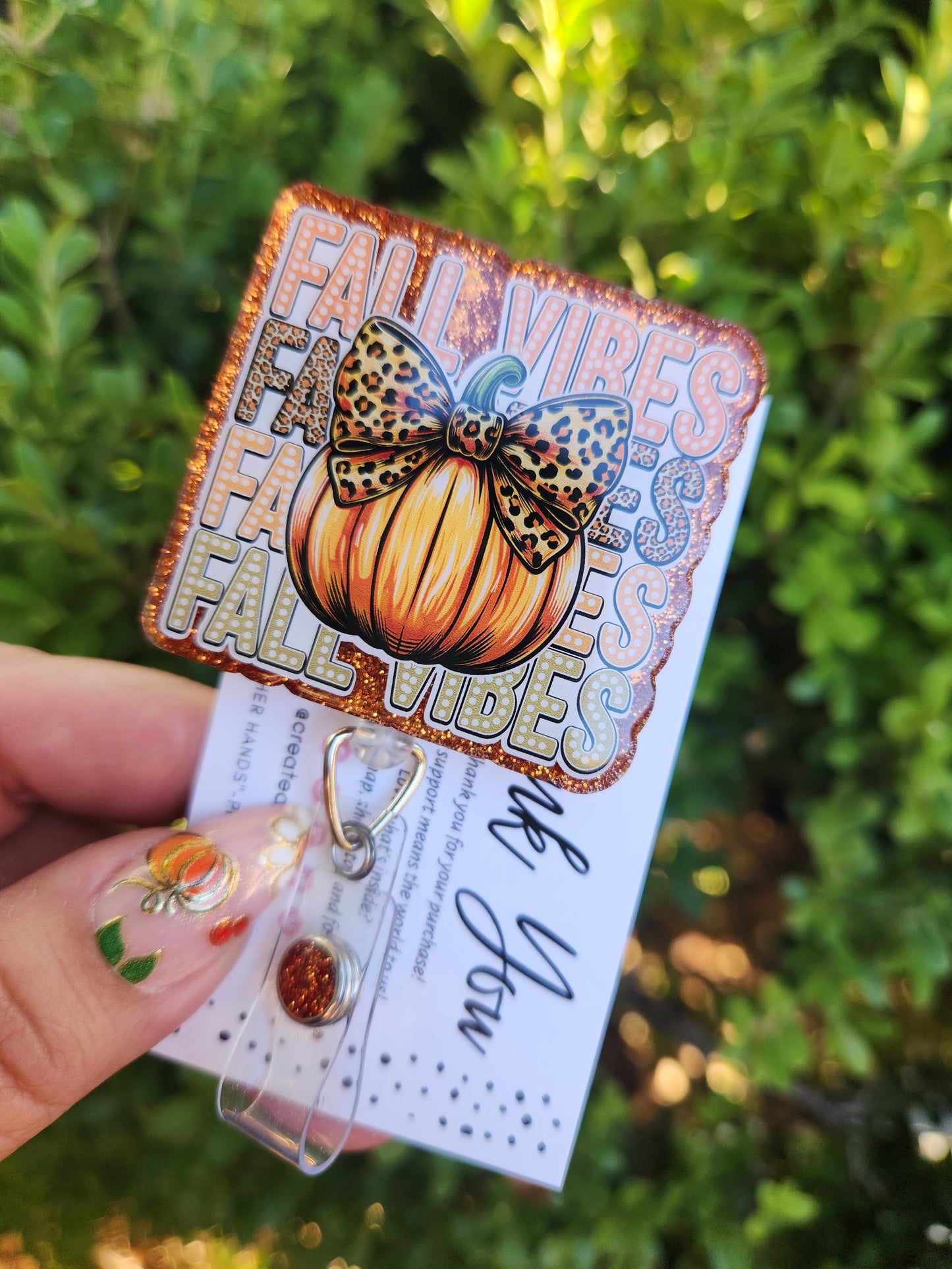 Fall Vibes Badge Reel