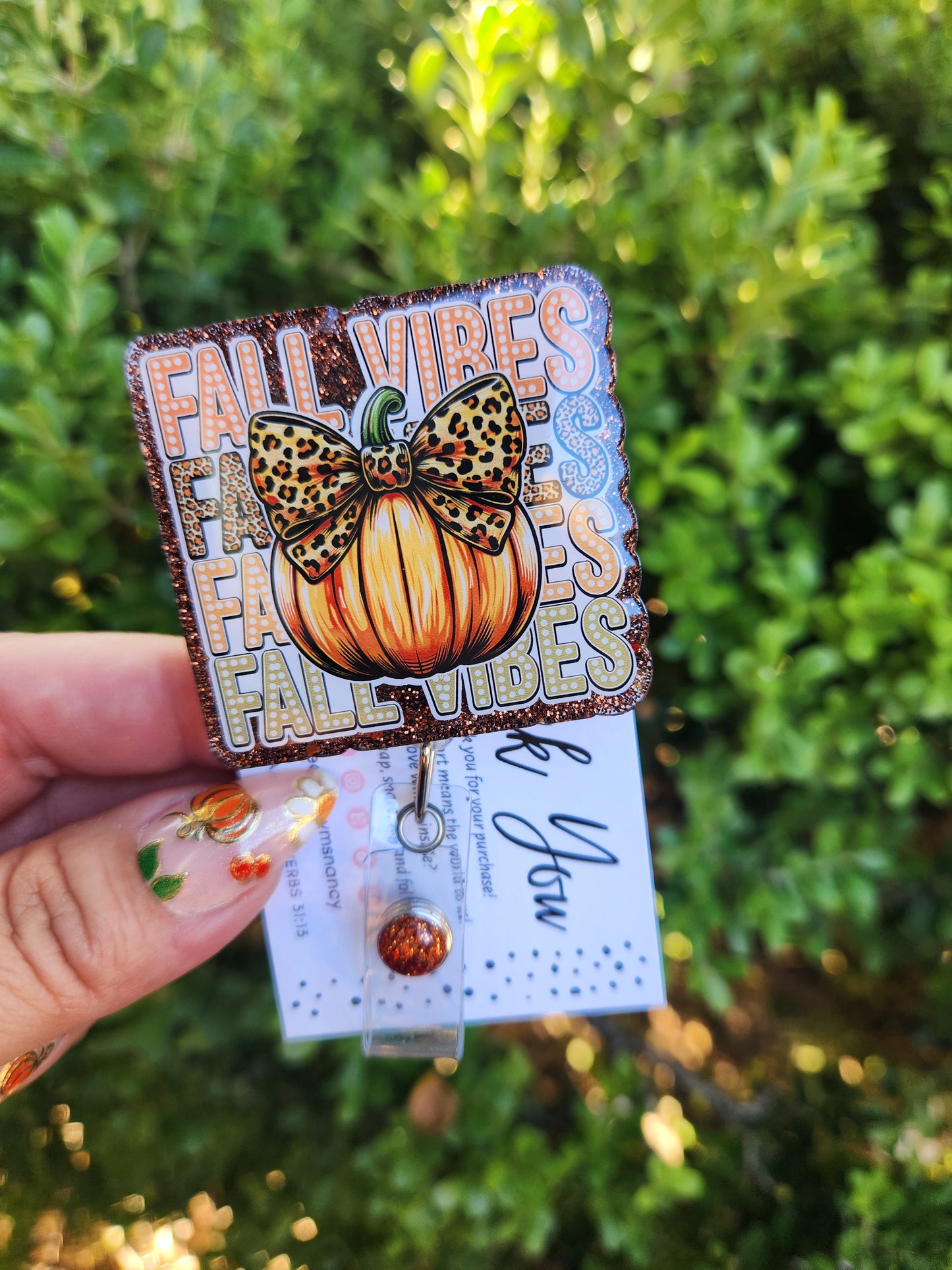 Fall Vibes Badge Reel