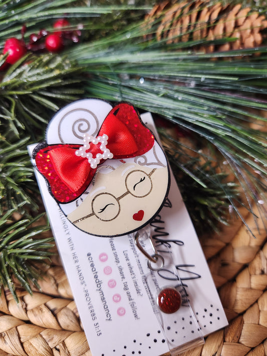 Mrs. Claus Badge Reel
