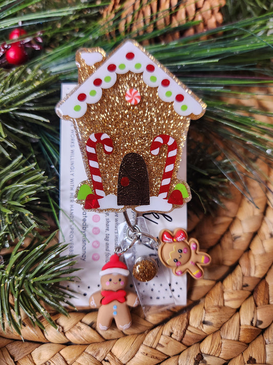 Gingerbread House Badge Reel