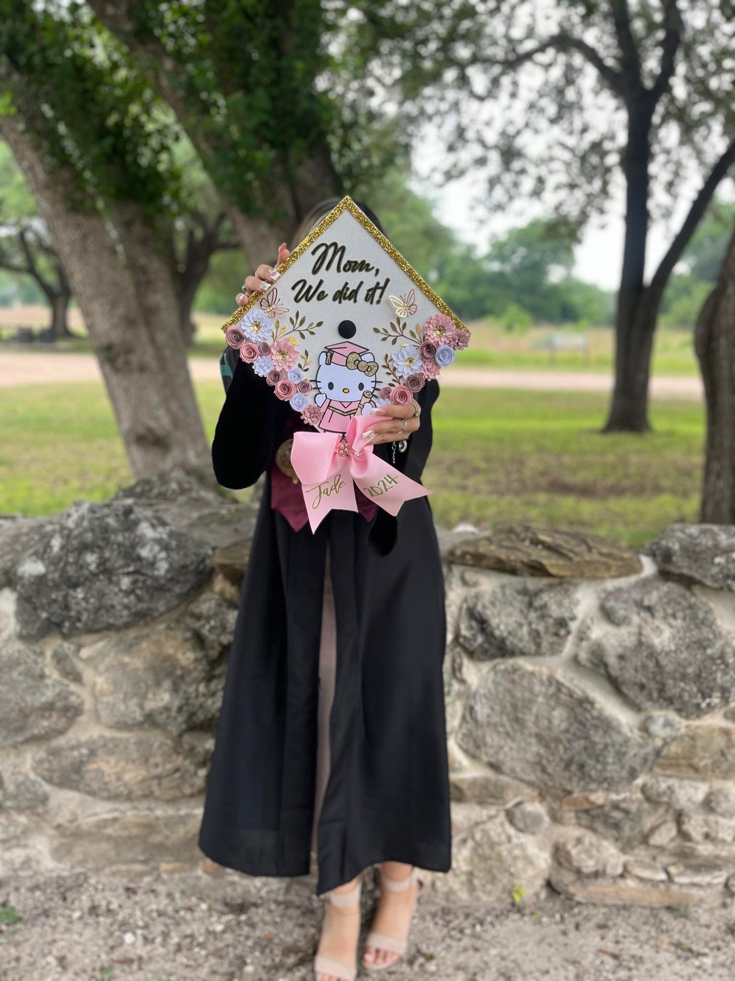 Kitty Grad Cap Design