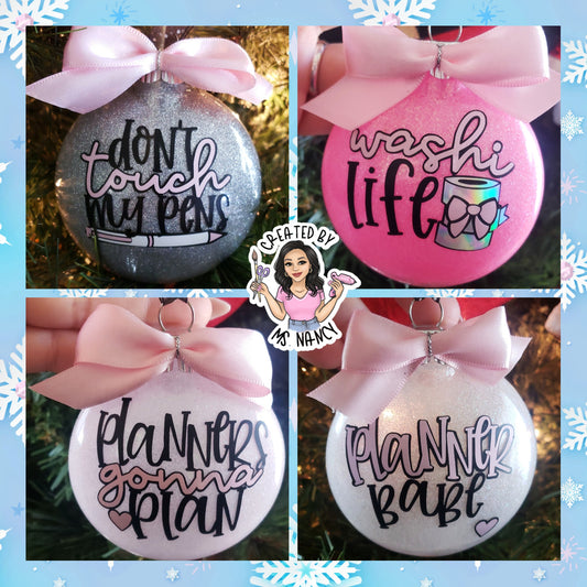 Planner Girl Ornaments