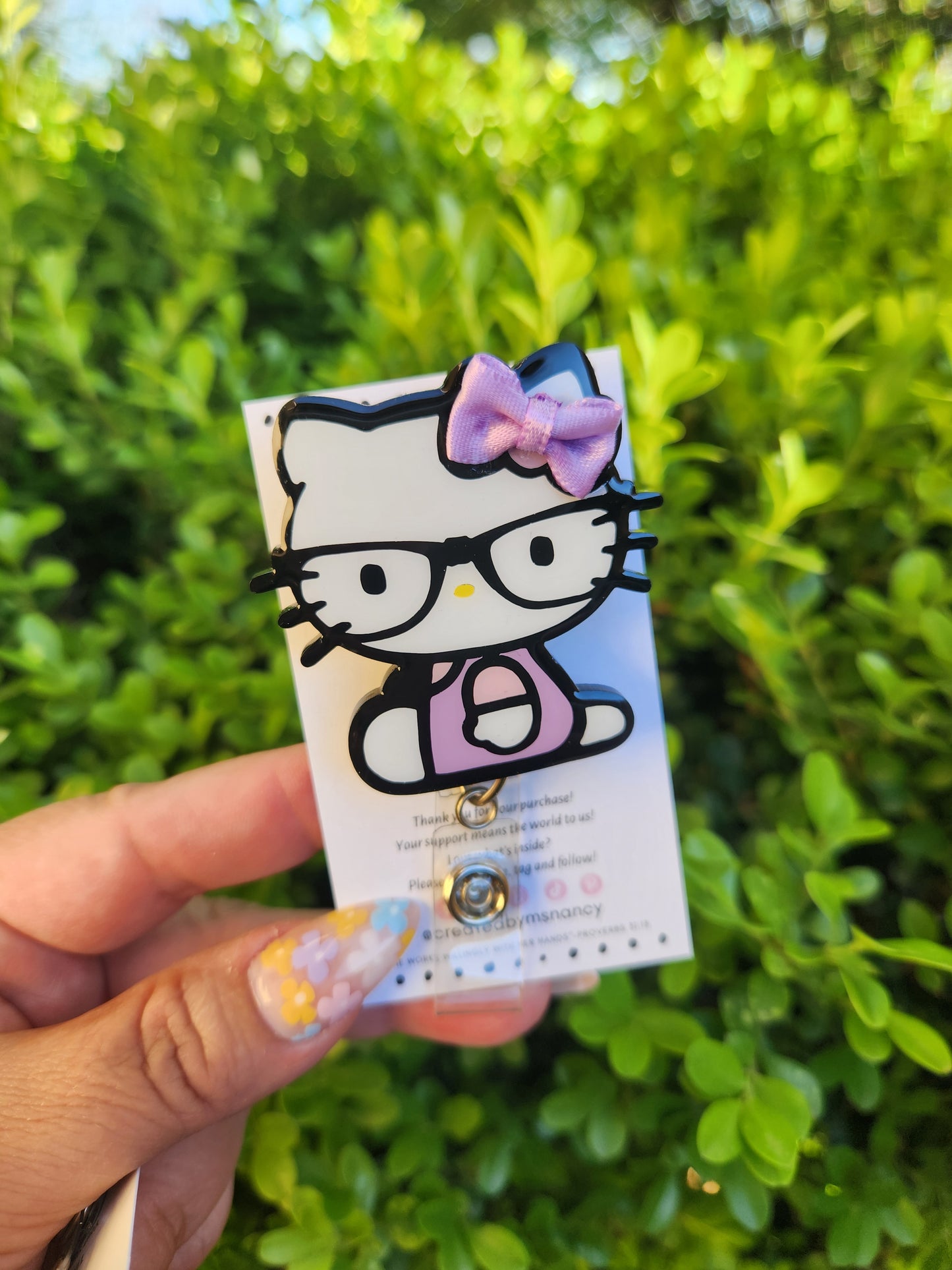 Nerd Kitty Badge Reel